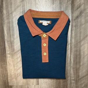 Carbon2Cobalt Dark Teal Matchpoint Polo - Large